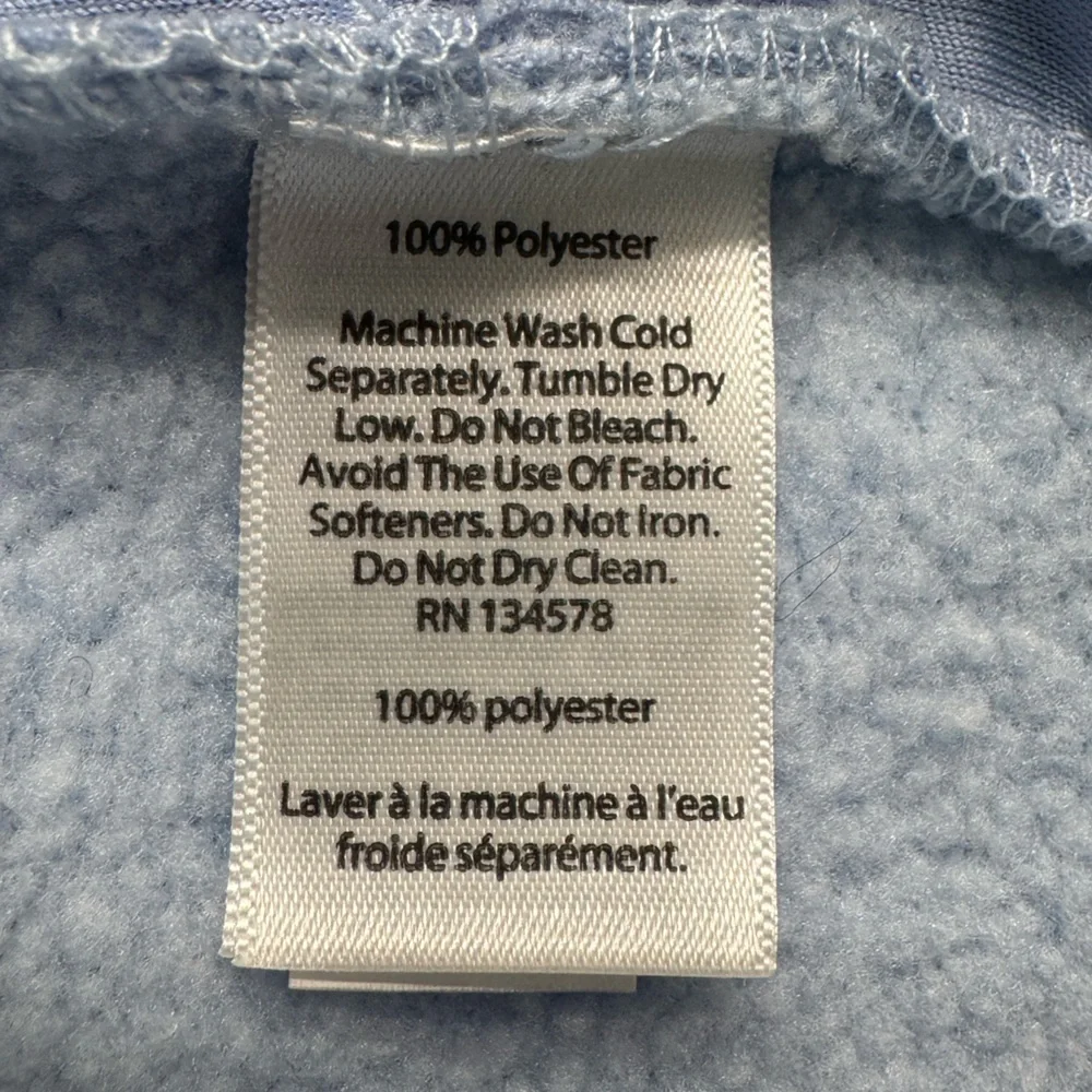 Vineyard Vines Pullover Women’s Size S Light Blue Oversized Funnel Neck - Picture 5 of 6